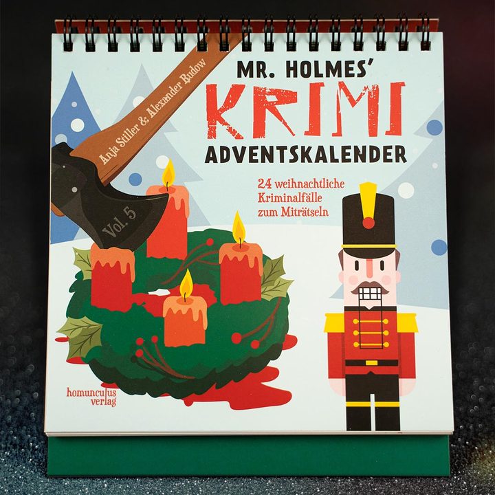 Mr. Holmes’ Krimi-Adventskalender Vol. 5 ›Der Weihnachtsdieb‹ als Tischkalender